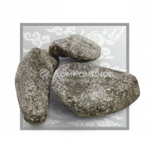 Камни для бани Хромит 10 кг. обвалованный